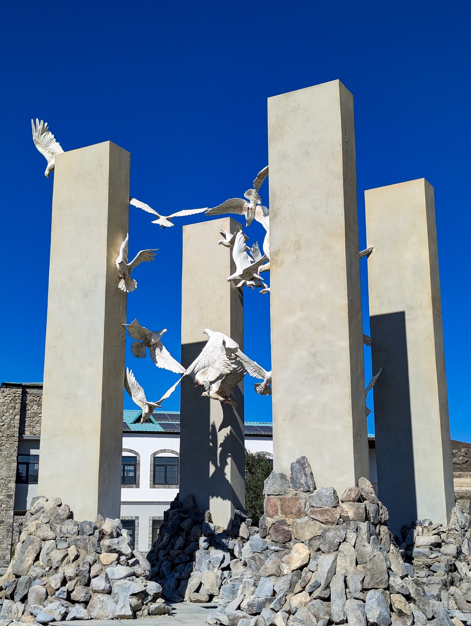 “Victory” fountain in Aghali (Ağalı) village