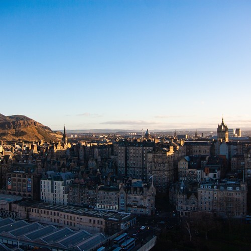 Edinburgh as seen from the Scott Monument