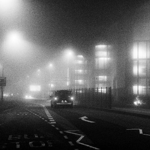 A foggy night in Edinburgh